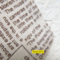 IMPODIO Napkin Canvas motif koran kain props foto food styling - close up