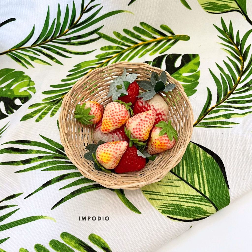 IMPODIO Tropical Napkin /kain kanvas props foto