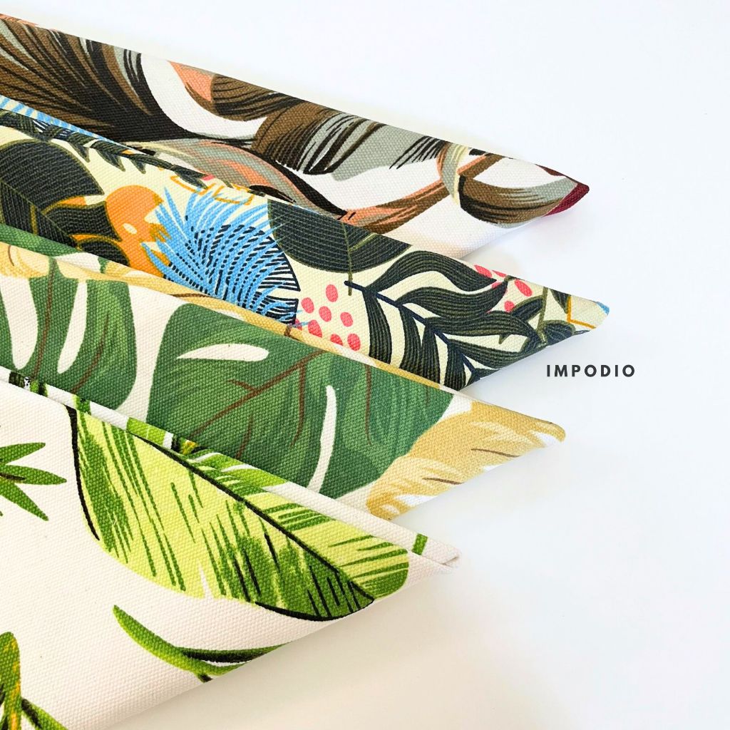 IMPODIO Tropical Napkin /kain kanvas props foto