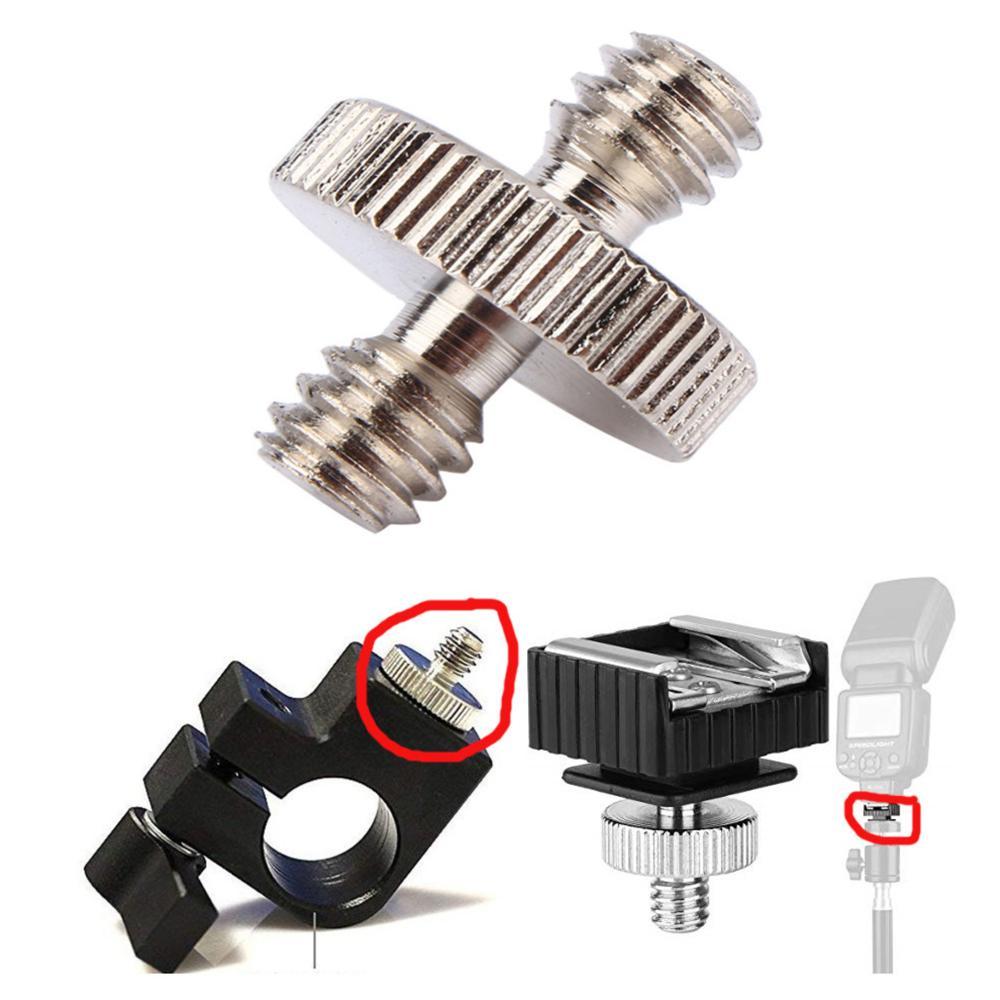 Hot shoe / baut aksesoris kamera / thread reducer 1/4 inch dan 3/8 inc