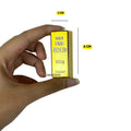 IMPODIO Emas Batangan Artificial - Fine Gold Miniatur Props Foto