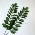 IMPODIO Daun Mawar Panjang Artificial Palsu – Dekorasi Props Foto - lifestyle