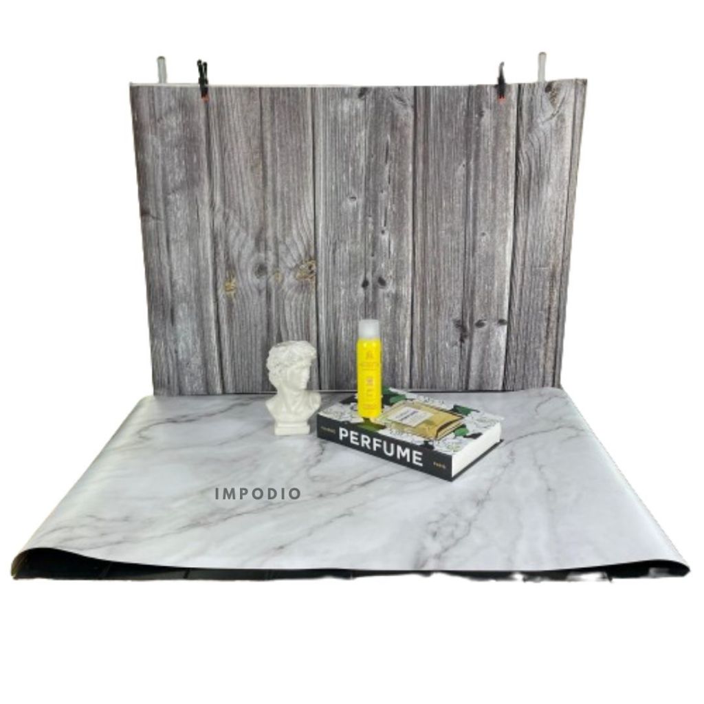 IMPODIO Background Paper Waterproof 2 Sisi Uk 57x87cm - Backdrop Gulung Fotografi