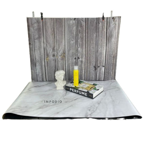 IMPODIO Background Paper Waterproof 2 Sisi Uk 57x87cm - tampak samping