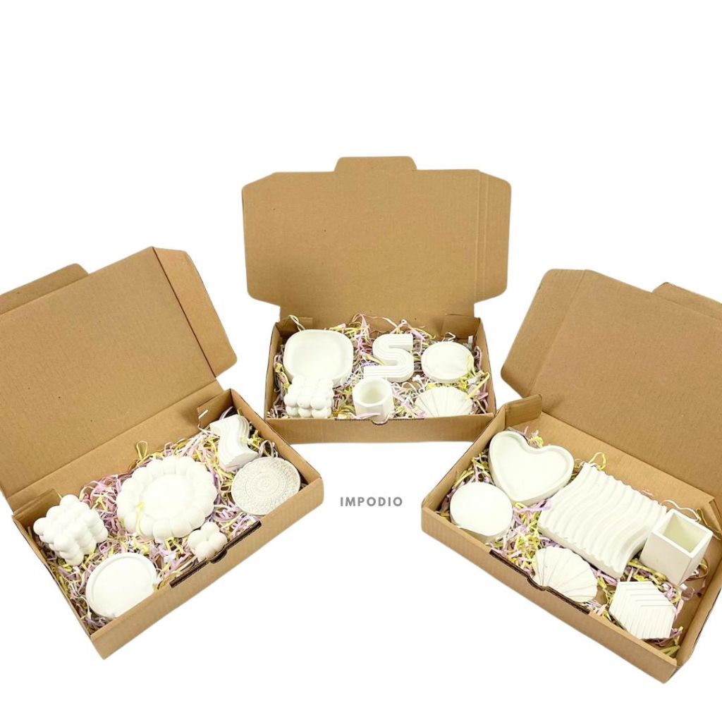 IMPODIO  Set Concrete Series Paket Hemat- Props Foto Semen Aesthetic