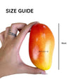 IMPODIO Mangga Merah Buah Artificial Palsu – Fake Mango Props Foto - background putih
