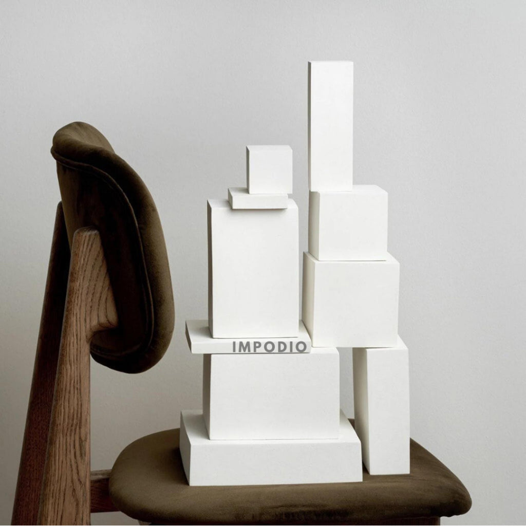 IMPODIO Podium display produk - kubus balok kotak kayu berbagai ukuran - props foto