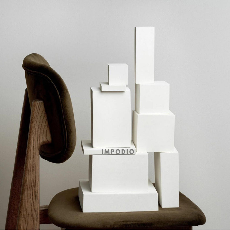 IMPODIO Podium display produk – kubus balok kotak kayu