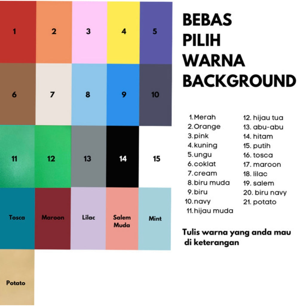 IMPODIO Background foto warna polos terbaik Ukuran 300 x 140 cm