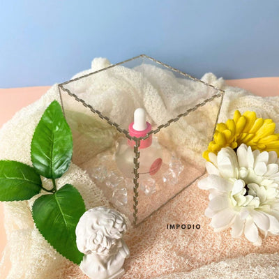 IMPODIO Box acrylic 10 x 10 cm - Miniatur produk props