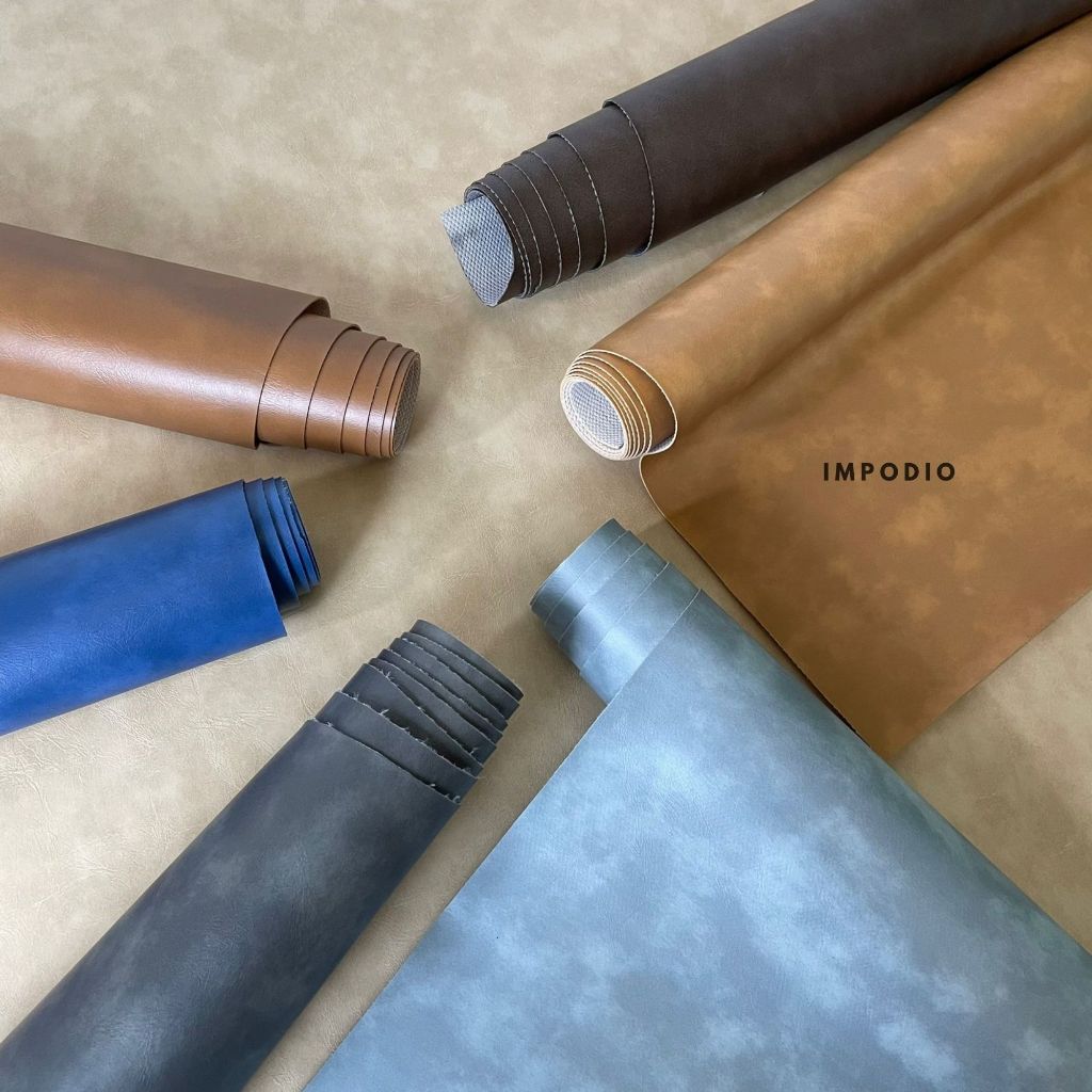 IMPODIO Background kulit - Faux Leather 70x100cm - Alas foto produk