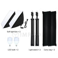IMPODIO Paket lighting home studio 2 Softbox lighting lengkap super - dalam penggunaan