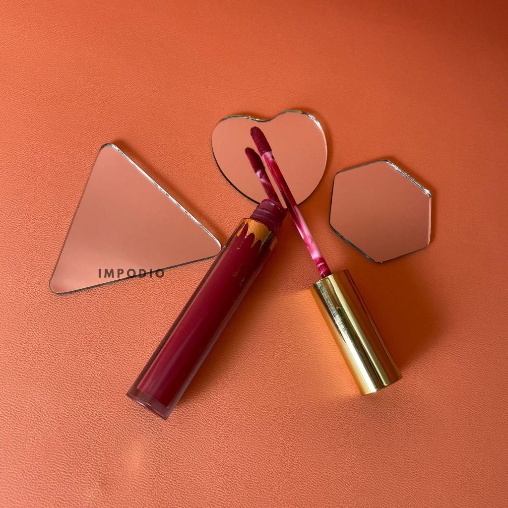 IMPODIO Cermin mini kecil hiasan craft 5 variant bentuk props photo