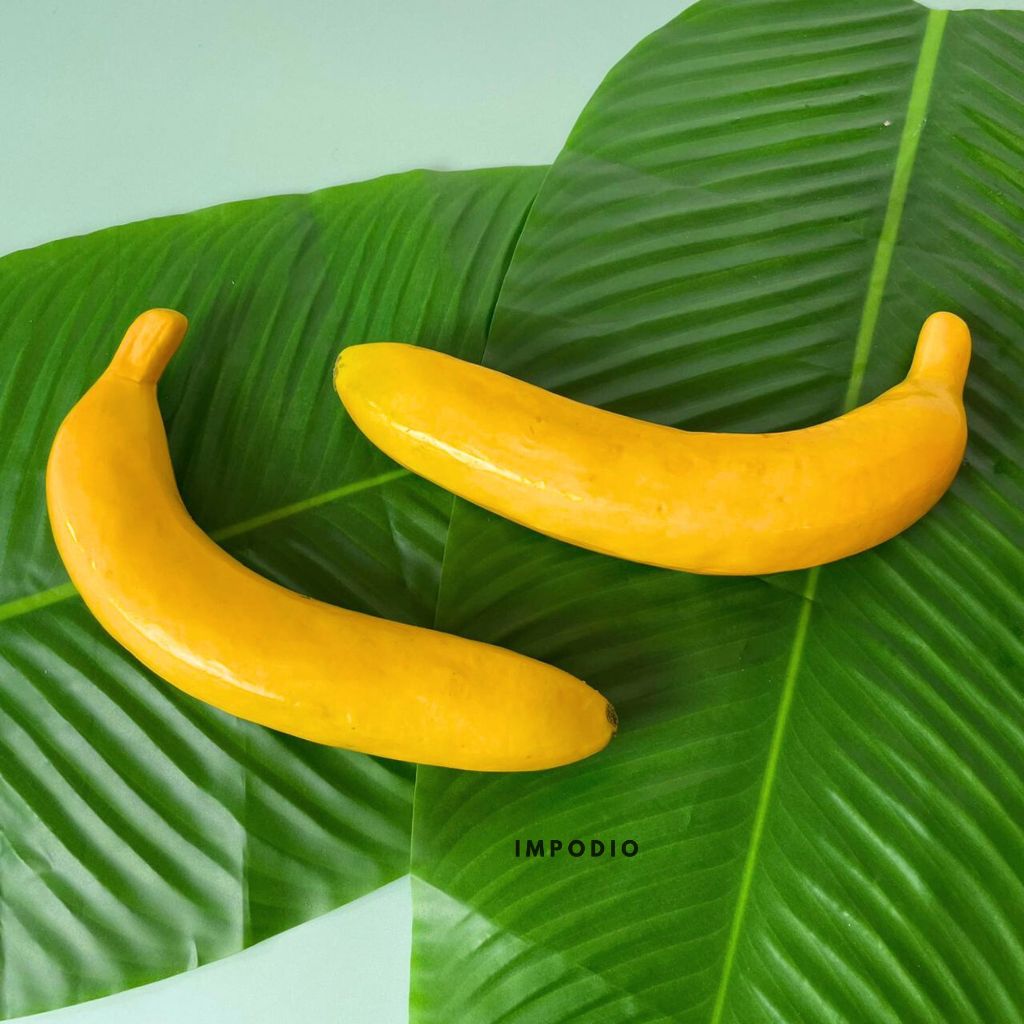 IMPODIO Daun Pisang Palsu / Banana Leaf Artifical  / Properti konten foto props