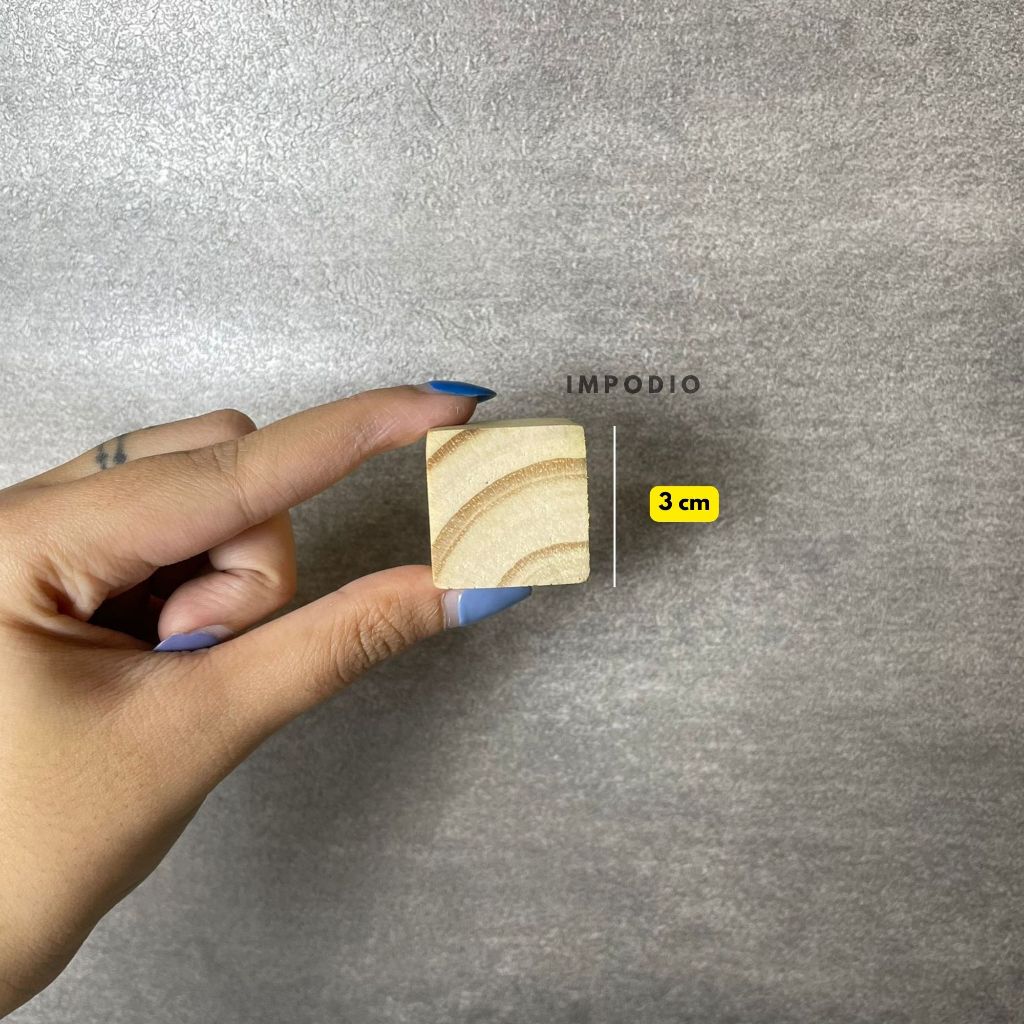 IMPODIO Kayu solid kotak dan bulat aksesoris photography impodio