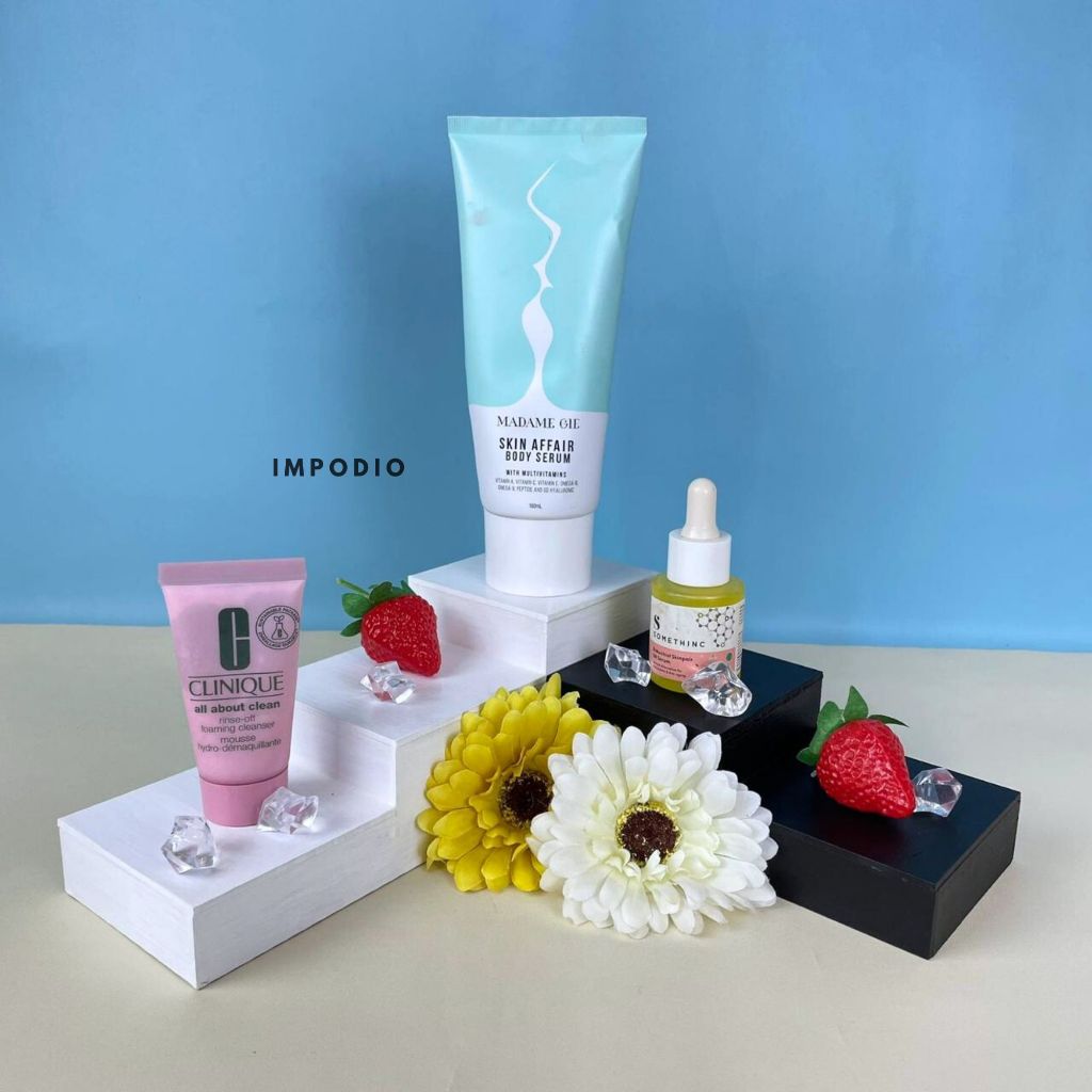 IMPODIO Properti Foto Tangga Podium Kayu beragam ukuran - props foto thema skincare / acc / lainnya