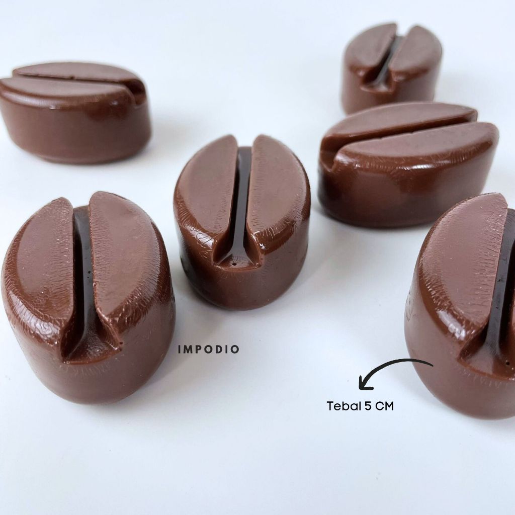 IMPODIO Biji Kopi Jumbo Artificial - Coffee Beans Props Foto - detail produk