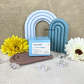 IMPODIO Tatakan Gelas Piring Rainbow Coaster Silicone - close up