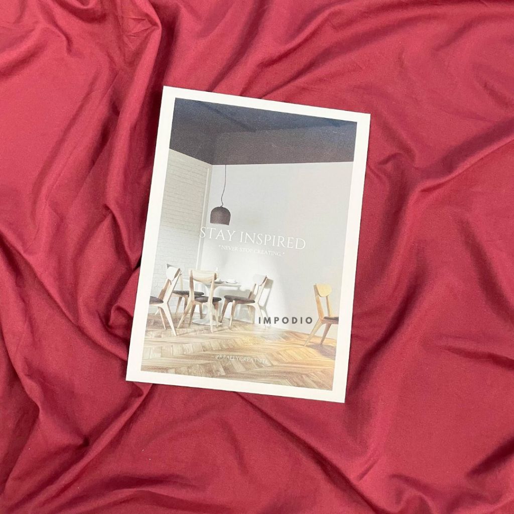 IMPODIO Cover Majalah Satuan Props Fotografi - Cover Magazine Random Aesthetic Dekorasi Foto