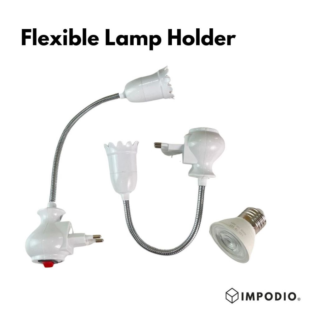 IMPODIO Flexible Lamp Holder E27 – Fitting Lampu