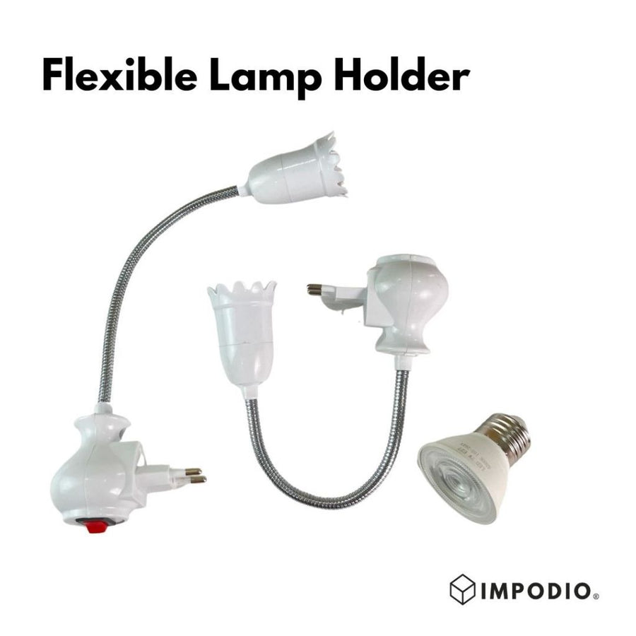 IMPODIO Flexible Lamp Holder E27 – Fitting Lampu