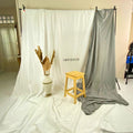 IMPODIO Kain Background polos foto studio Ukuran 2.4 x 2 meter