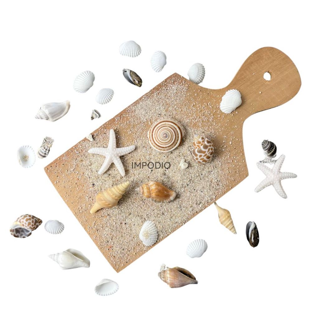 IMPODIO Mini kerang hias set / hiasan mahar / foto produk acc