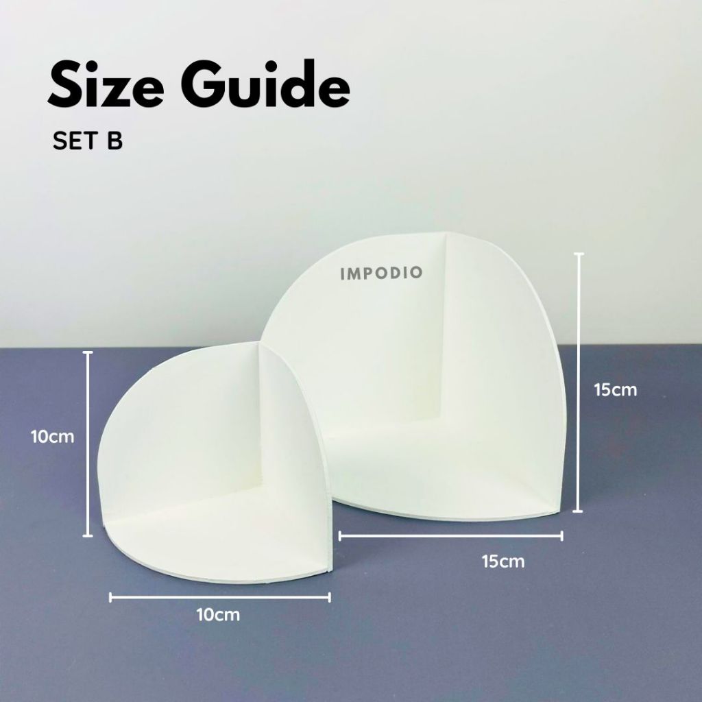 IMPODIO Display Kayu Tatakan 3 Sisi Triangle Podium 3D - Props Foto Produk