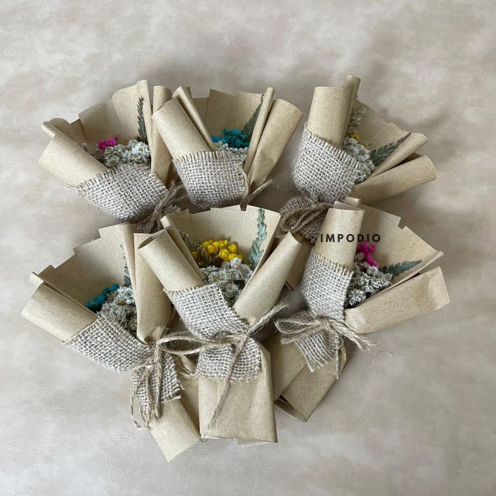 IMPODIO Mini bouquet / bunga buket mini / bunga souvenir kecil