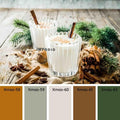 IMPODIO Background warna polos gulung uk 50x100 cm Tema Natal kode