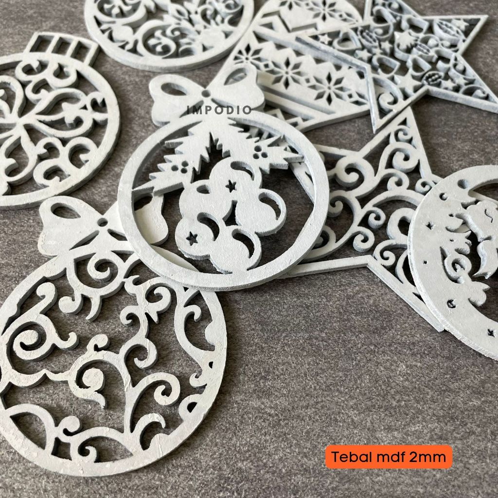 IMPODIO Gantungan ornamen natal - Props foto produk