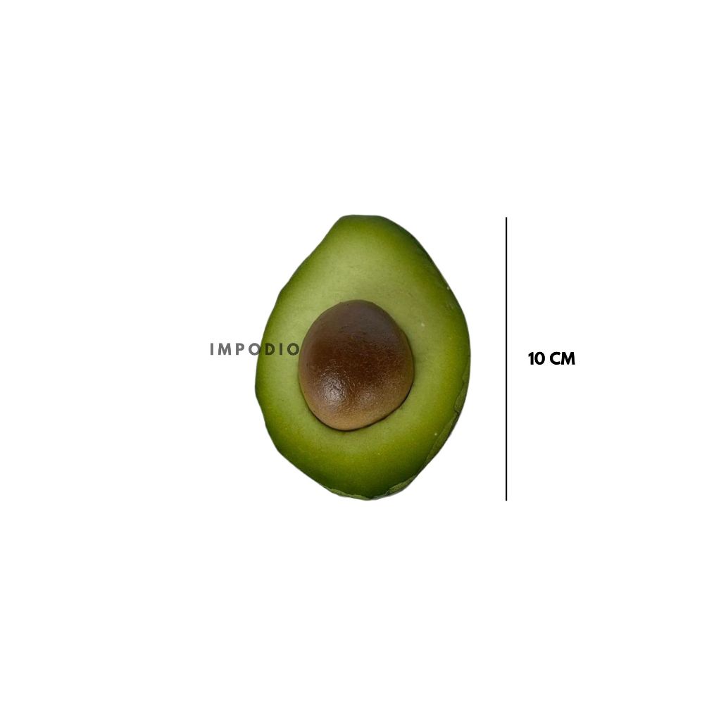 IMPODIO Avocado Artificial Dekorasi Properti Foto - Buah Alpukat Palsu - close up