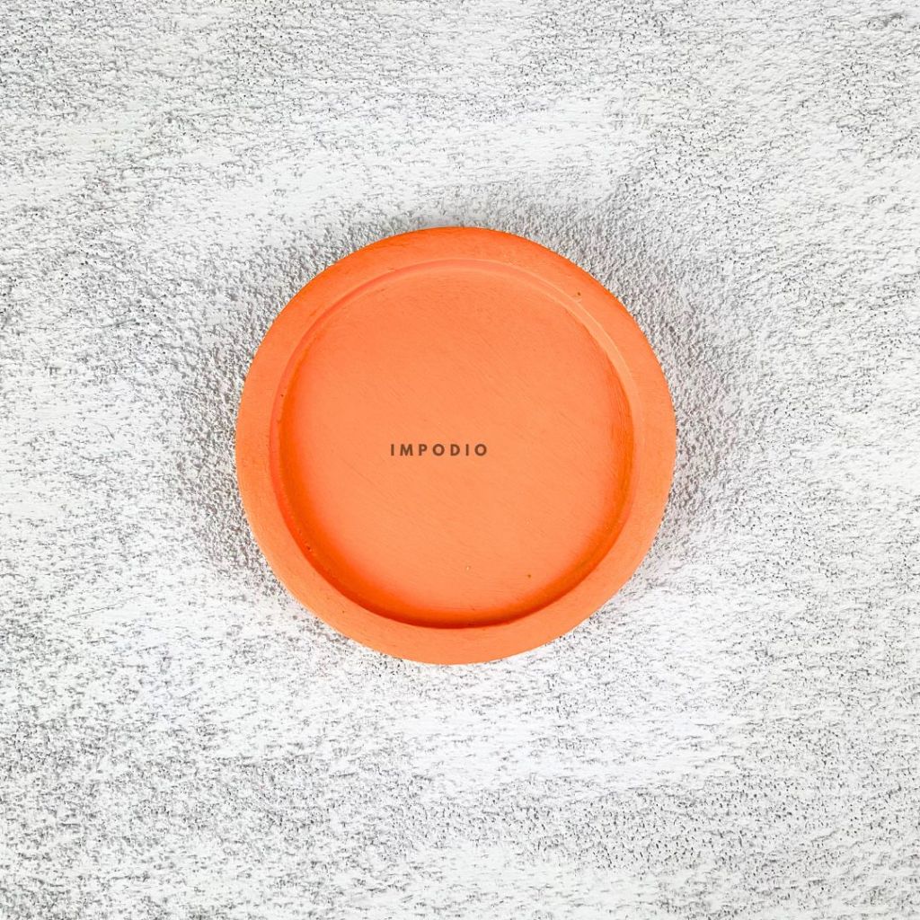 IMPODIO Coaster Tatakan Gelas - tatakan gelas kayu warna warni colorful