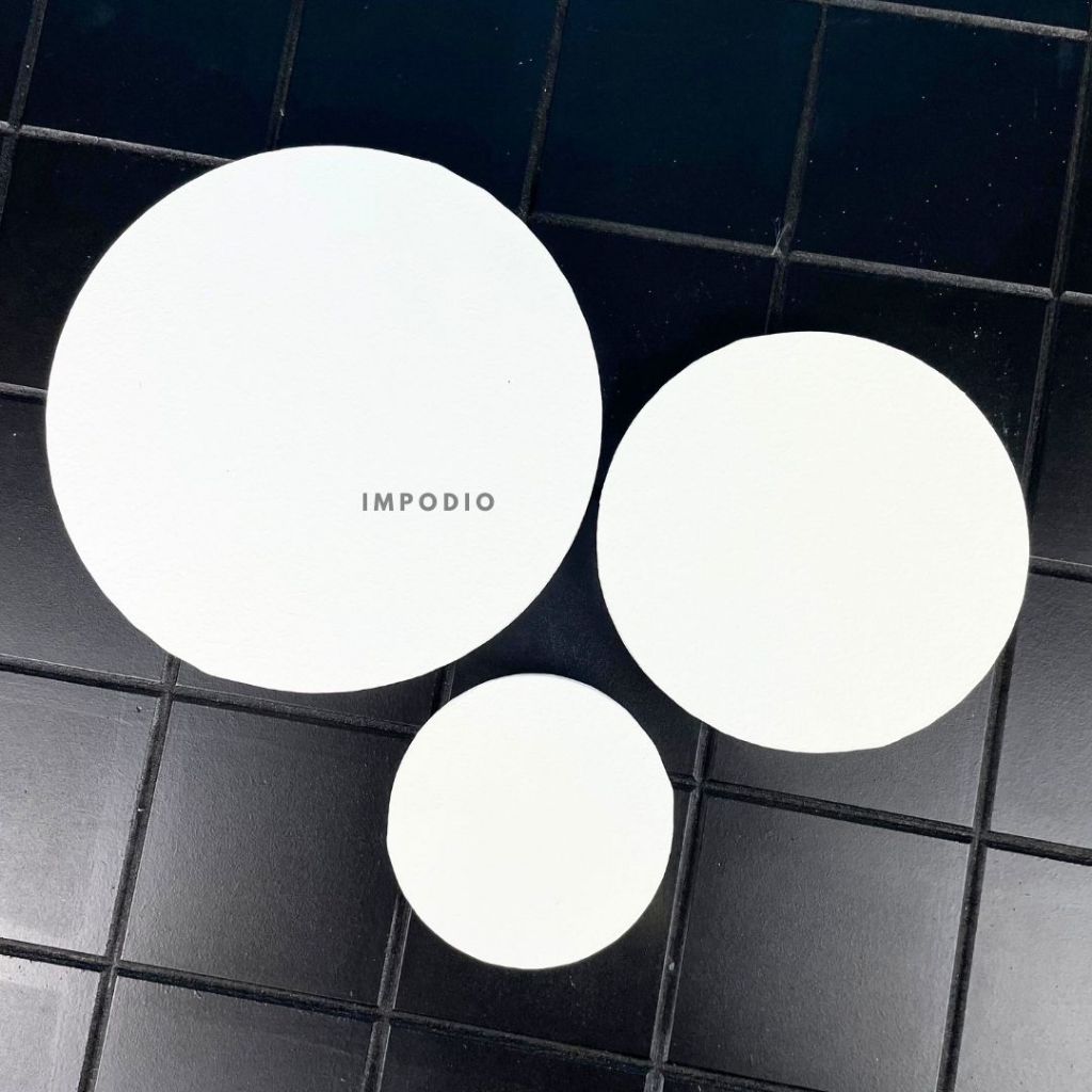 IMPODIO Set 3pcs Round Geometry Photo Props - podium leveling