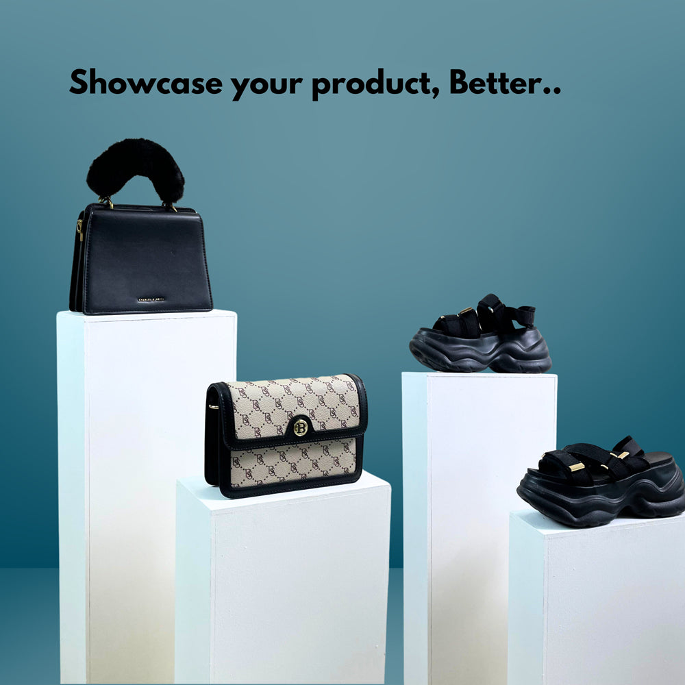 IMPODIO Podium foto product / showcase product ukuran 25 x 15 x 40cm - Properti foto studio