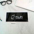 IMPODIO Acrylic Sign Logo hitam dan putih ukuran 15x32cm-Free Request - lifestyle