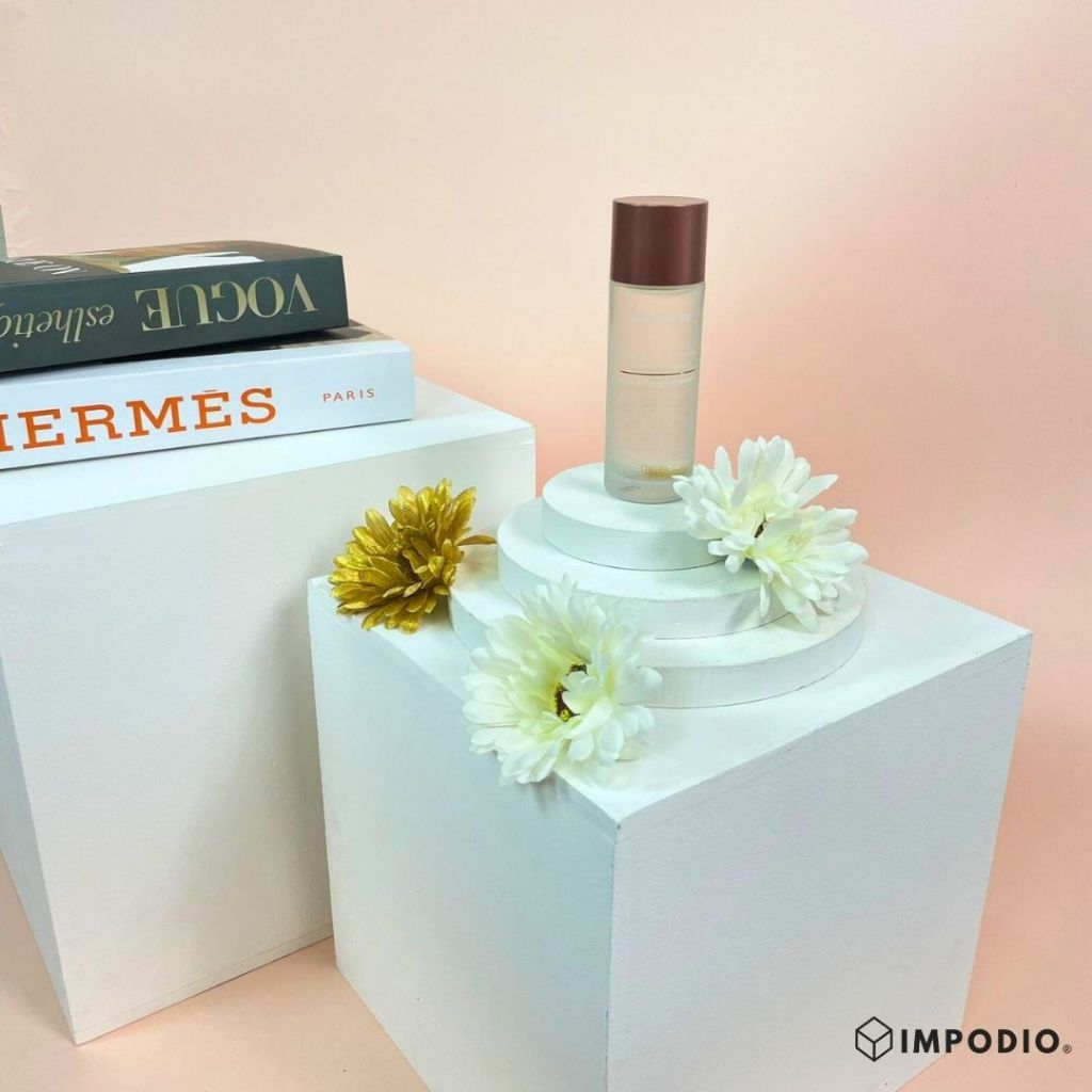 IMPODIO Podium Kayu Bentuk  Kubus Kotak Jumbo 2 Ukuran - Display Produk Props Foto