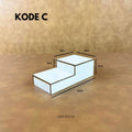 IMPODIO IMPOPDIO Tangga Podium Kayu Natural Wood - packaging