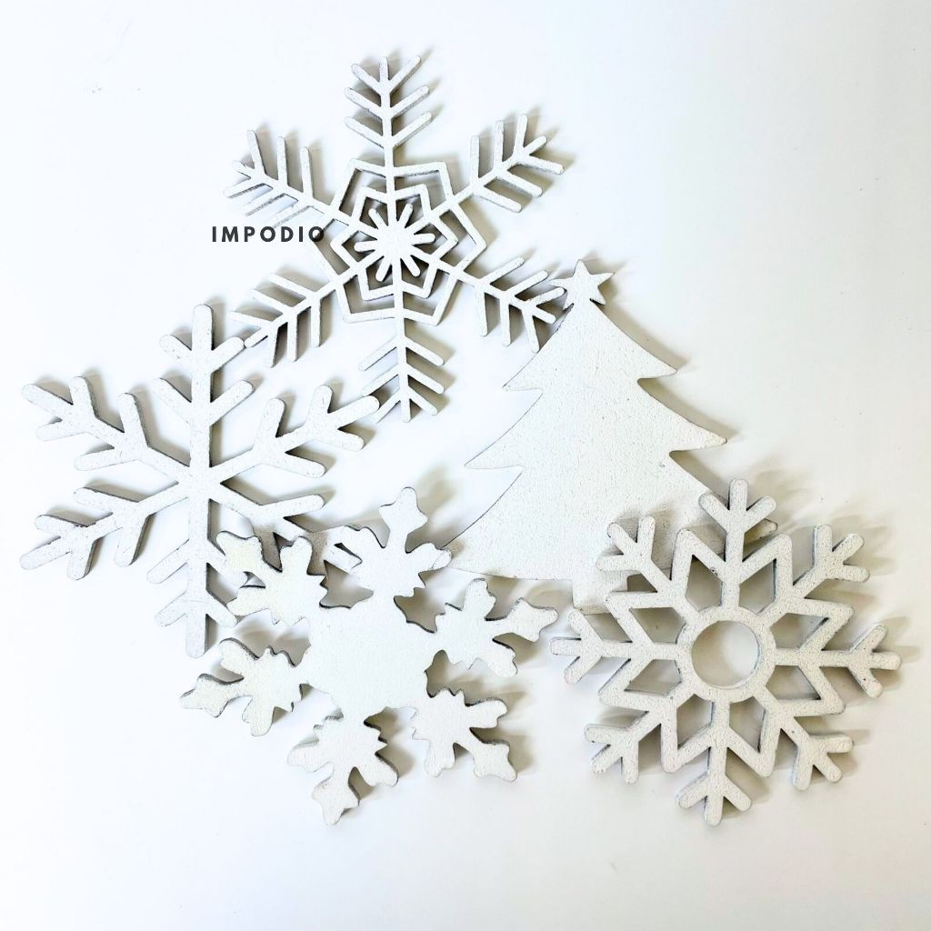 IMPODIO Ornamen natal Chrismas photo props