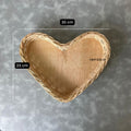 IMPODIO Keranjang Rotan Bentuk Love Set 3pcs IMPODIO - dalam penggunaan
