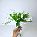 IMPODIO Bunga Plastik Lily Of The Valley Artificial Flower - tampak samping