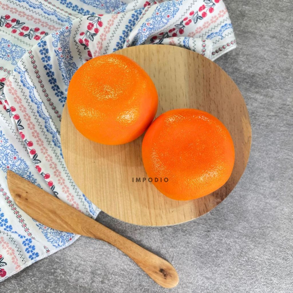 IMPODIO Jeruk Artificial Dekorasi Foto Produk – Buah Jeruk Palsu (Fake - detail produk