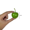 IMPODIO Apel Hijau Buah Palsu Artificial – Fake Green Apple Dekorasi - detail produk