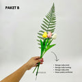 IMPODIO Paket Bunga dan Daun Palsu Artificial – Fake Leaf and Flower - lifestyle