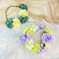IMPODIO Round Flower Artificial – Rangkaian Bunga Palsu Props Foto