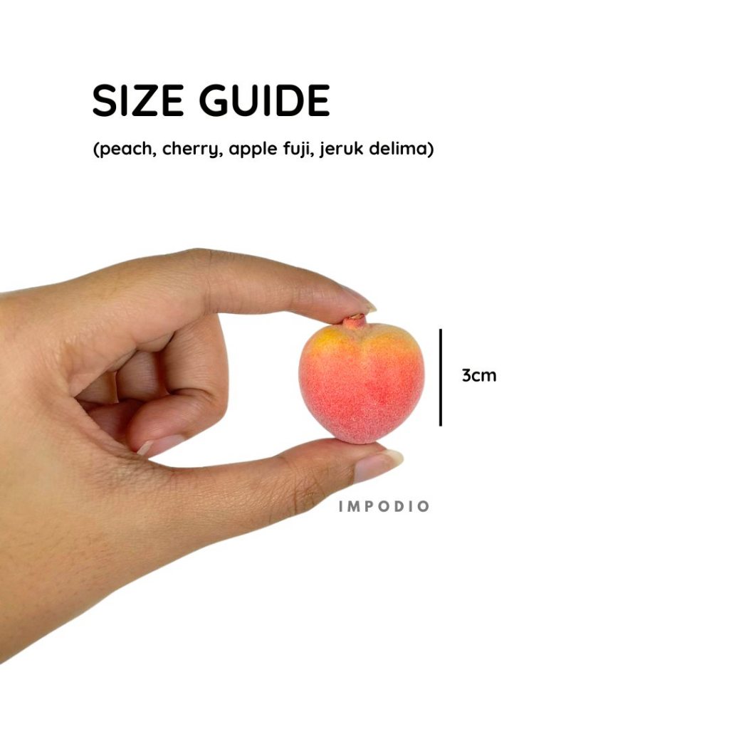IMPODIO Buah Buahan Mini Palsu Satuan / Fake Artificial Fruits - Dekorasi Props Foto