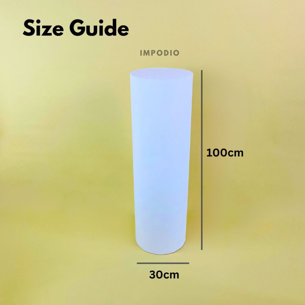 IMPODIO Round Podium Big Size - Display Produk Besar Props Foto