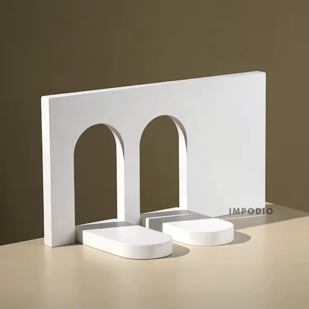 IMPODIO Geometry Display produk - Props Properti Foto - wall window panel - jendela background photo