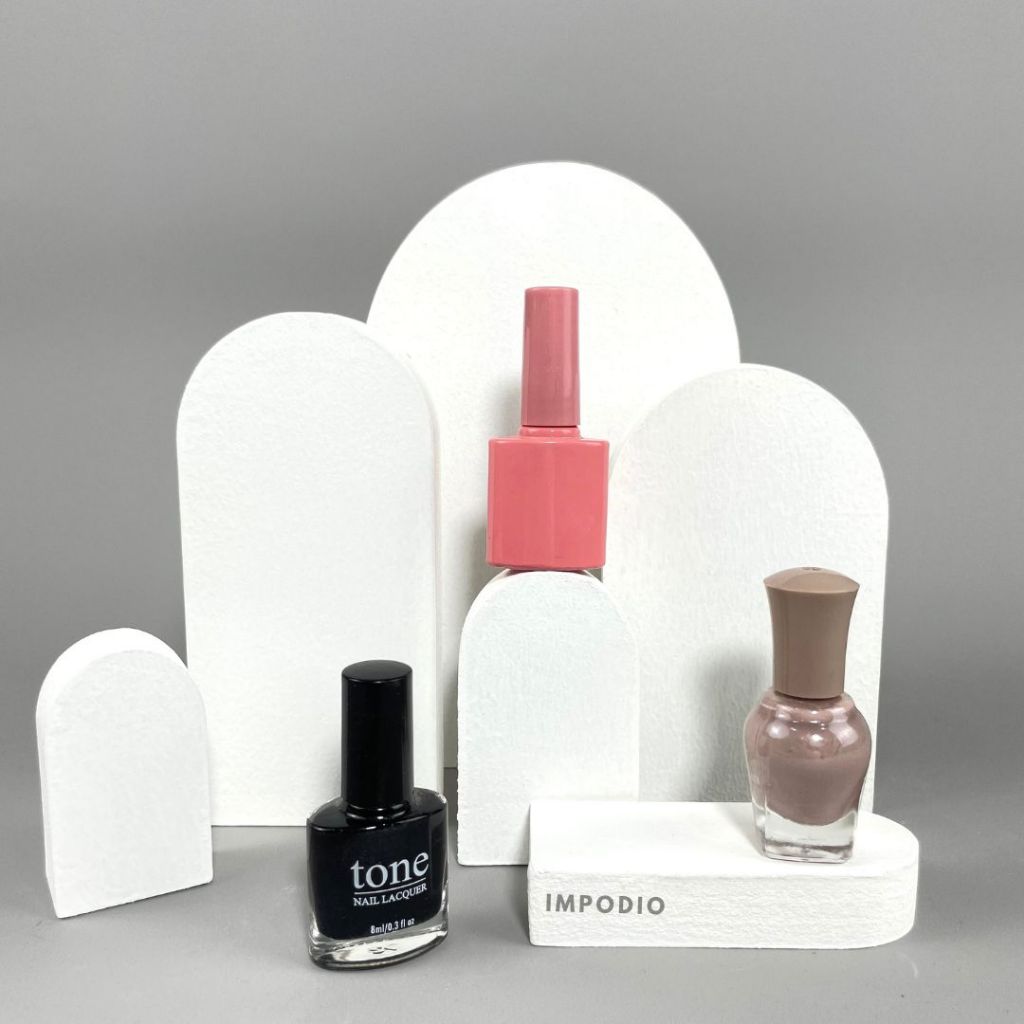 IMPODIO Kayu Arch Display Geometry Paket 2 Pcs- Properti foto produk