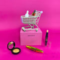 IMPODIO Mini Trolley Miniatur Keranjang Belanja – Hiasan Mini Trolley - detail produk